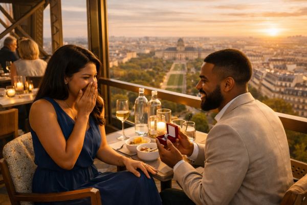 Envie d'un restaurant avec vue pour une demande en mariage à Paris ?