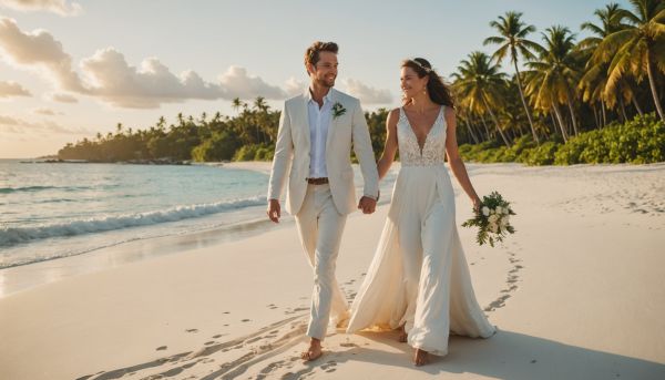 Les îles paradisiaques font rêver les jeunes mariés