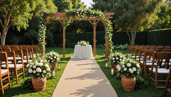 Comment réaliser une décoration de mariage écoresponsable ?